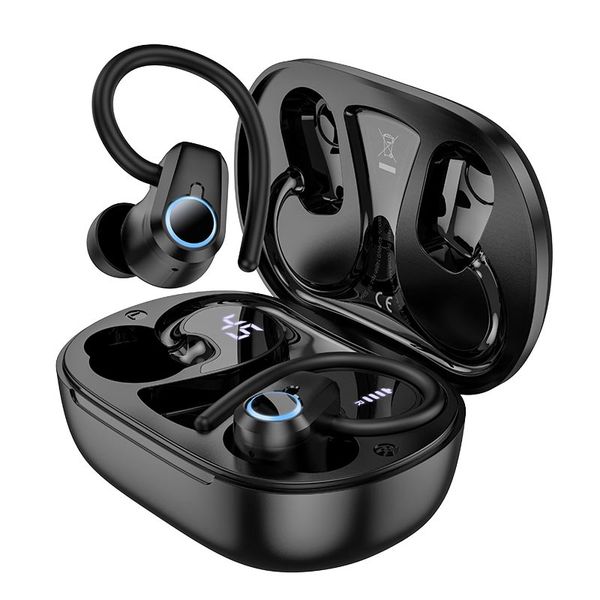 Бездротові навушники HOCO Pure joy in-ear true wireless BT headset EQ8 |BT5.3, 7/42h| (UPD) Black 2956 фото