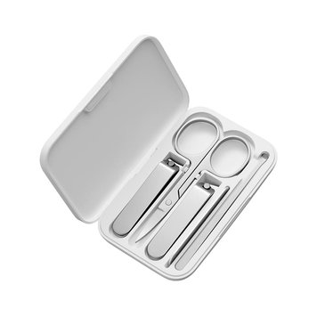 Маникюрный набор Xiaomi MIjia Splash-Proof Nail Clippers Set Version 5 in 1 (2W) Silver 1921 фото