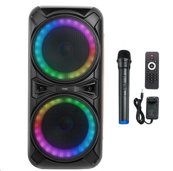 Портативна колонка Hoco Sounding BT speaker DS42 plus |BT5.0, TWS, AUX/USB/TF/FM, 30W| (UPD) (black) 4009 фото