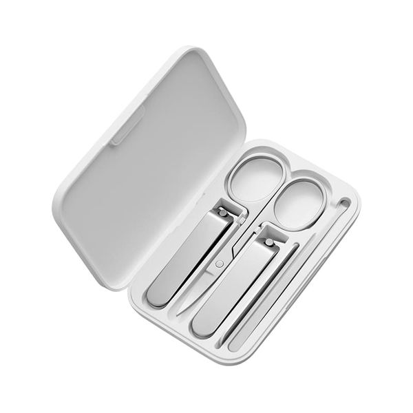 Маникюрный набор Xiaomi MIjia Splash-Proof Nail Clippers Set Version 5 in 1 (2W) Silver 1921 фото