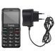 Мобільний телефон HOCO 1385 Dual SIM easy Mobile Phone with Camera and Assistance Button |18h call, 566h standby| (UPD) Black 3140 фото 3