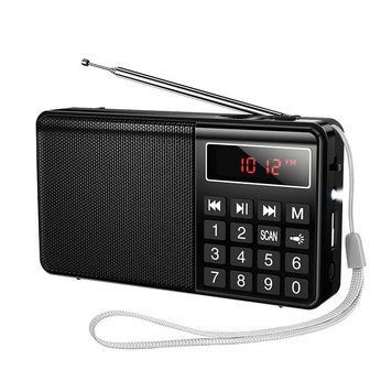 Портативний радіоприймач HOCO Portable radio HI50 |AM/FM, USB/TF/BT5.3, 5W| (UPD) Black 7334 фото