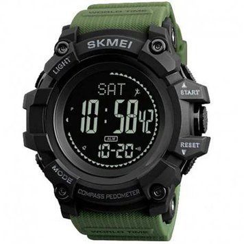 Часы наручные 1356AG SKMEI,(Lux) ARMY GREEN, Compass 2595 фото