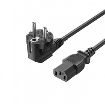 Кабель Vention 3-Prong Power Cord 1.8M C13 Connector EU Plug (ZCGBAC) (KT) Black 3179 фото