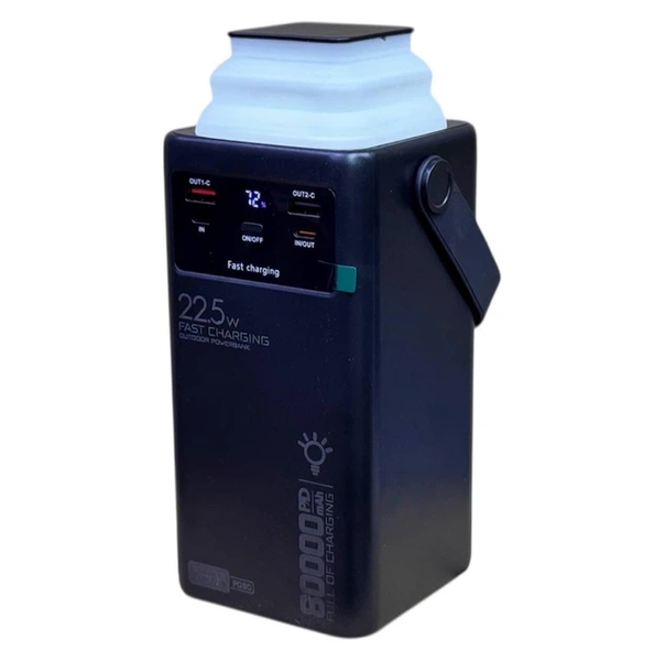 Портативна батарея POWER WAY PD80 80 000 mAh 22.5W(Ліхтар) (LO) 7320 фото