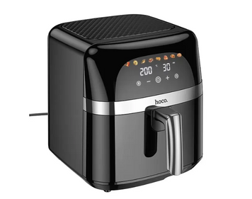 Аерогриль Hoco air fryer with touch screen HE20 |1700W, 8L| (UPD) Black 3961 фото
