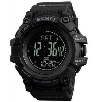 Часы наручные 1356BK SKMEI,(Lux) BLACK, Compass 2594 фото