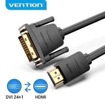 Кабель Vention HDMI to DVI Cable 3m (black) (KT) 3299 фото
