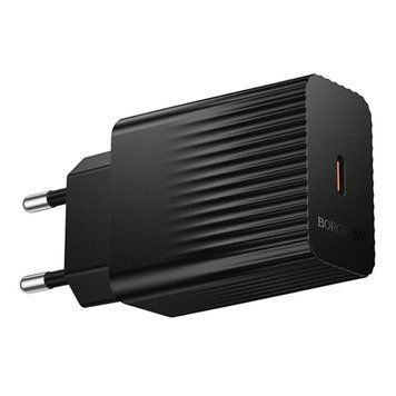 СЗУ Borofone BAS73A 1USB-C PD/QC 20W (MMA) Black 7471 фото