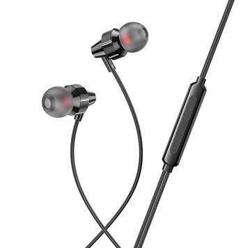 Наушники HOCO M90 Delight wire-controlled earphones with microphone (UPD) Black Shadow 1584 фото