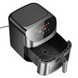 Аерогриль Hoco air fryer with touch screen and window HE21 |1700W, 8L| (UPD) Black 3962 фото 3