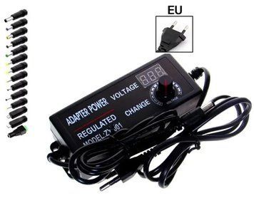 Универсальное зарядное устройство с переходниками 3-24V/3A/72W+14 Tips (MMА) Black 6273 фото
