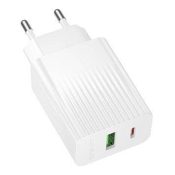 СЗУ Borofone BAS74A 1USB-C/1USB PD/QC 20W (MMA) White 7472 фото