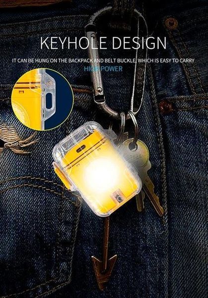 Електро запальничка-ліхтар arc ignition portable lamp D52-2 |Type-C, 2800-6000K 4h Max| (Bailong) Black 3462 фото