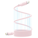 Кабель Baseus PicoGo Magnetic Liquid Silicone Type-C to Type-C 240W 1m(Супер силікон) (ММ) Pink 5720 фото 1