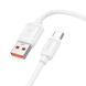 Кабель HOCO Type-C Surpass fast charging data cable X115 |1m, 100W/5A| (UPD) White 7323 фото 1