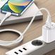 Кабель Proove Double Way Silicone USB to Micro USB 2.4A (1m) (EN) White 5823 фото 3