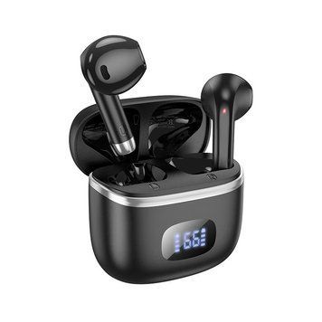 Бездротові навушники HOCO EQ1 Music guide true wireless BT headset (KT) Black 2038 фото