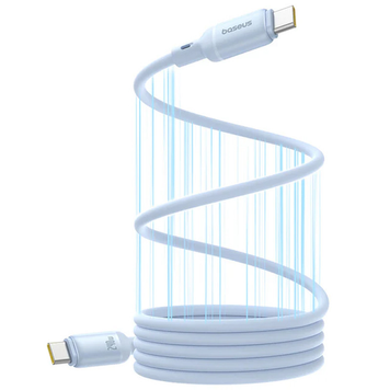 Кабель Baseus PicoGo Magnetic Liquid Silicone Type-C to Type-C 240W 1m(Супер силікон) (ММ) Blue 5721 фото