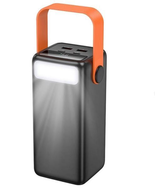 Портативна батарея Borofone Magnifico fully compatible power bank bj66a 50000mAh |2USB/Type-C, PD/QC, 22.5W| (KT) Black 4014 фото