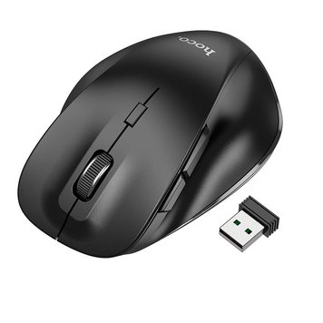 Бездротова комп'ютерна миша HOCO Mystic six-button dual-mode business wireless mouse GM24 (UPD) Black 1727 фото