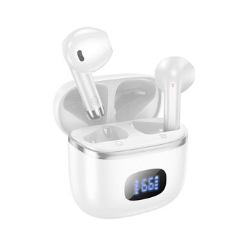 Беспроводные наушники HOCO EQ1 Music guide true wireless BT headset (KT) White 2287 фото