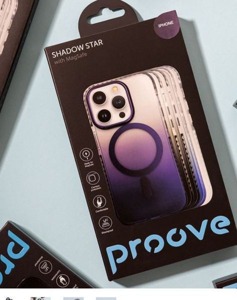 Чохол Proove Shadow Star Case with Magnetic Ring iPhone 16 Pro Max (EN) Deep Purple 3615 фото