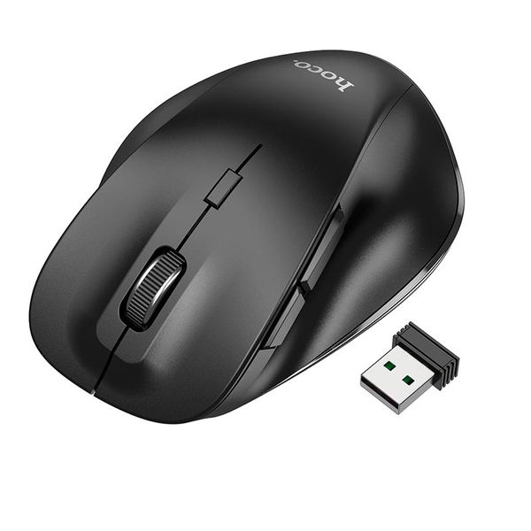 Беспроводная компьютерная мышь HOCO Mystic six-button dual-mode business wireless mouse GM24 (UPD) Black 1727 фото