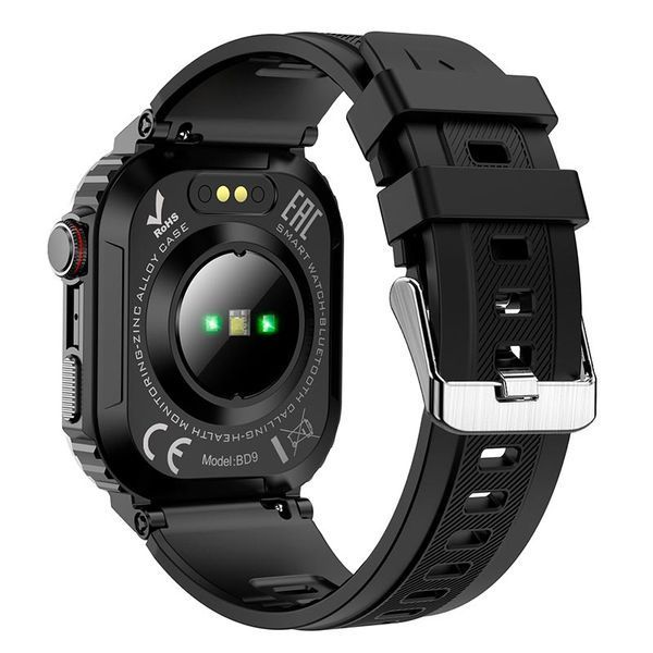 Смарт Годинник Borofone BD9 (call version) |Track, HeartRate, 2", IP67| (UPD) Black 7425 фото
