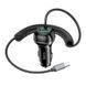 Адаптер автомобильный HOCO Rank car charger Z58B (Type-C cable set) | 1Type-C, 48W/3A, PD30W/QC| (UPD) Black 7225 фото 1
