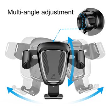 Тримач в машину Baseus Gravity Car Mount (EN) Black 3240 фото