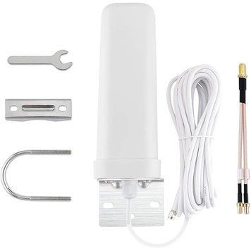 3G/4G/5G LTE Антена циліндрична (всеспрямована) SMA/TS9 (DS) White 3466 фото