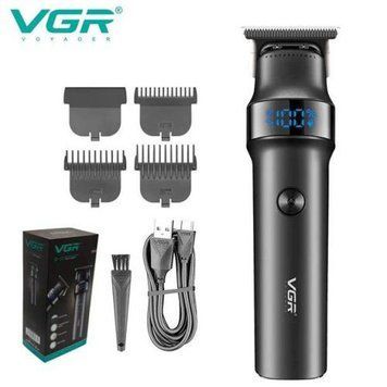 Машинка для стрижки VGR V-987, 4 керамические насадки (Bailong) 3368 фото
