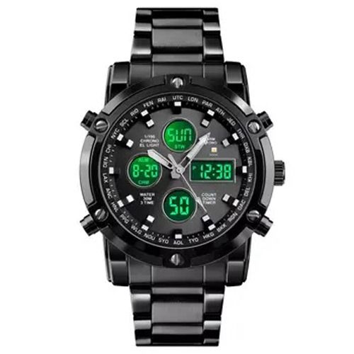 Годинник наручний 1389BK SKMEI,(Lux) BLACK-BLACK 3088 фото