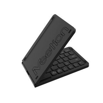 Беспроводная раскладная клавиатура Meetion Foldable Keyboard MT-BTK001 | BT, 150 дн. (Английская раскладка) (UPD) Black 4822 фото
