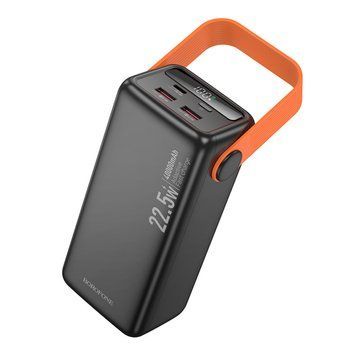 Портативная батарея Borofone Magnifico fully compatible power bank bj66 40000mAh |2USB/Type-C, PD/QC, 22.5W| (KT) Black 7079 фото