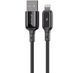 Кабель Proove Flex Metal USB to Lightning 2.4A (1m) (EN) Black 7129 фото 1