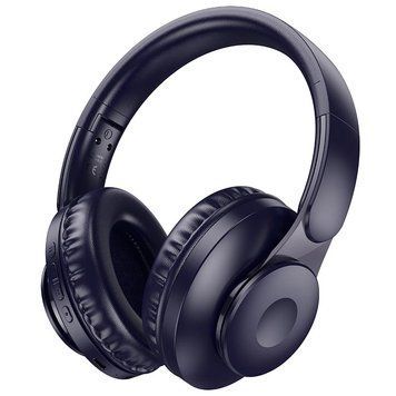 Беспроводные наушники Hoco W45 Enjoy Bluetooth (большие) (EN) Blue 2025 фото