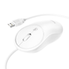 Дротова комп'ютерна миша HOCO Esteem business wired mouse GM13 |1,5M, 1000/1600dpi| (UPD) White 5780 фото 3