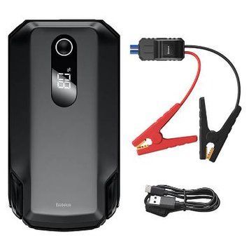 Пусковий пристрій (бустер) для авто Baseus Super Energy Max Jump Starter 2000A 20000mAh/1 Type-C, 2 USB 3A (UPD) Black 3520 фото