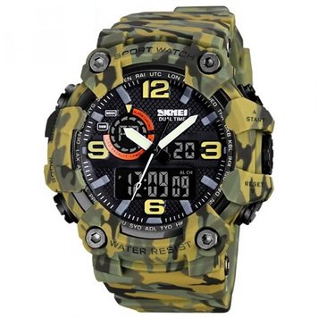 Годинник наручний 1520CMGN SKMEI, CAMO GREEN 2651 фото