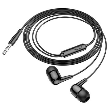 Наушники HOCO M97 Enjoy universal earphones with mic (UPD) Black 1578 фото