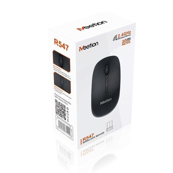 Бездротова комп'ютерна миша MeeTion Wireless Mouse 2.4 G MT-R547 (UPD) Black 7280 фото