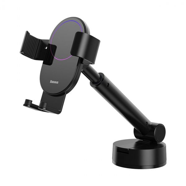 Держатель в машину Baseus Simplism Gravity Car Mount With Suction Base (EN) Black 2180 фото