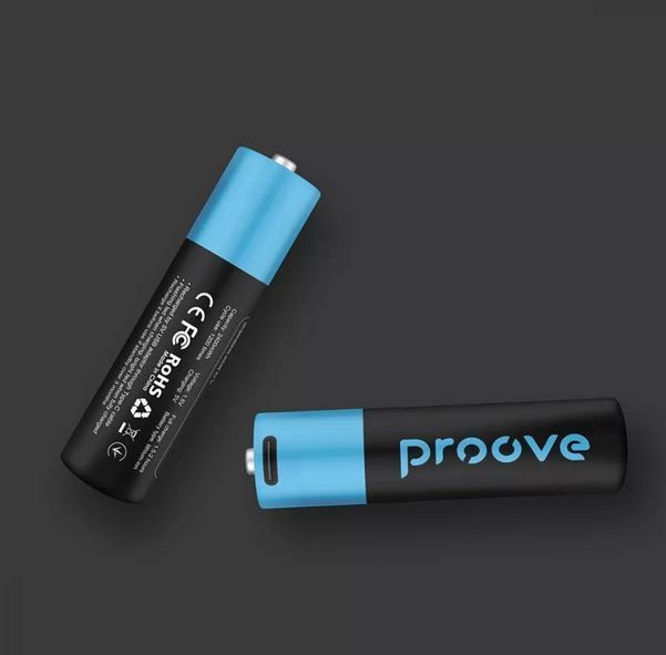 Акумуляторні батарейки Proove Compact Energy AA 2 pcs (EN) Black 2504 фото