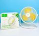 Вентилятор Hocol desktop fan F14 |4 speed, 360 degree fold, Night Light| (KT) White 2205 фото 2