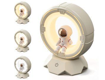 Ночник XO OZ12 Spaceman Tri-color Night Light Pat Light 1200mAh (MM) White 7236 фото