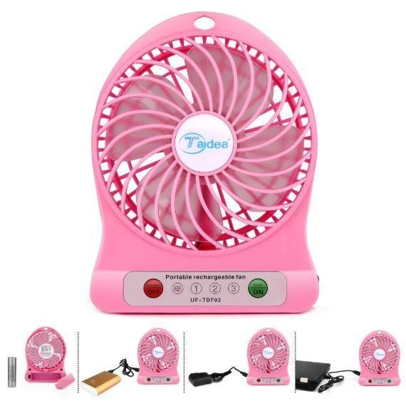 Вентилятор аккумуляторный, настольный Mini Fan №9 2934 фото