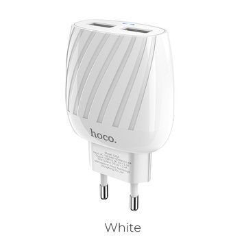 МЗП Hoco Max energy C78A | 2USB, 2.4A | (UPD) White 1814 фото