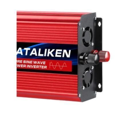 Инвертор напряжения с чистой синусоидой 1600W Tataliken (DS) Red/Black 7387 фото